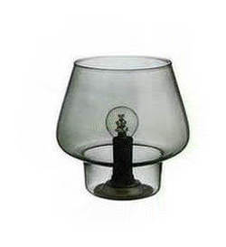 Habitat Lyss Glass Table Lamp - Smoked